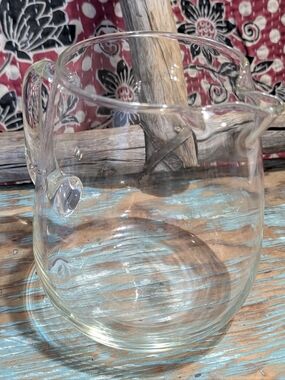 Glass Pitcher W Spout